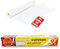 Papel para hornear antiadherente, rollo de 20 metros, regleta metálica de corte, marca Axlead fabricada en Francia (30 x 200 centímetros, 1, unidad)
