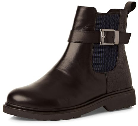 Marco Tozzi Chelsea-Stiefel 2-25495-45, Stivali alla Moda Donna, Pettine Nero, 40 EU
