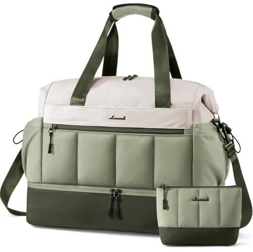 LOVEVOOK Borsa da viaggio da donna, leggera, per bagaglio a mano, da viaggio, per aereo, da viaggio, impermeabile, per clinica, nascita, ospedale, borsa sportiva con scomparto per scarpe per palestra