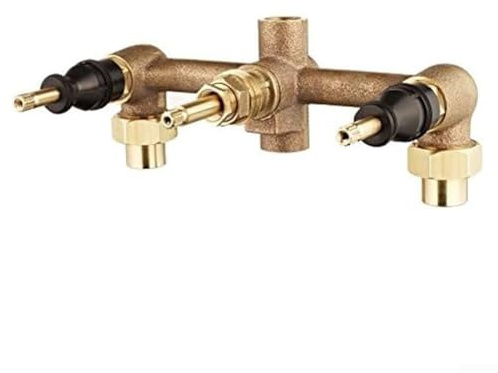 Bebykilemi For Multi Handle Tub And Shower Valve With 3 Hole Installation And Union Nuts For Secure Leak Connections In Bathroom Plumbing Systems