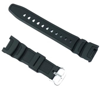 Klocktillbehör hartsrem herrnålsspänne passform for Casio SGW-100 utomhussport vattentät gummirem dam klockband