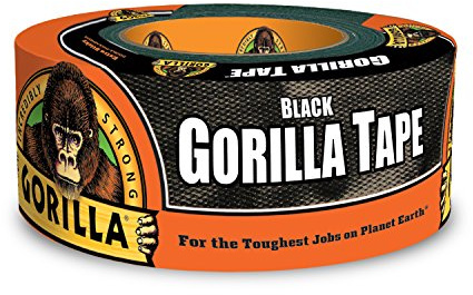 The Gorilla Glue Company 60124 12 Yard Black Gorilla Tape