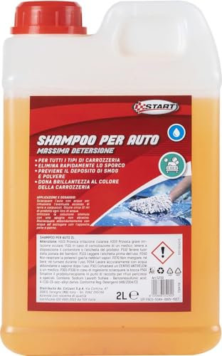 Start Shampoo per Auto 2L - Universale per Tutti i Tipi di Carrozzeria | Alta Schiuma e Finitura Brillante