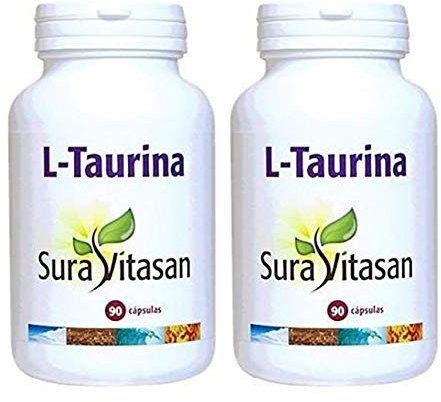 L-Taurina 500 mg 90 cápsulas (Pack 2 u.)