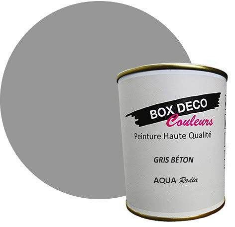 Pintura radiador a base de laca acrílica con aspecto aterciopelado Aqua Radia – 750 ml / 7,5 m², gris hormigón