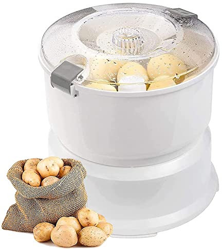 MNSSRN Machine à peler de Pommes de Terre électrique, épluchée mécanique de Pelage de Pelage multifonctionnelle de Peluche multifonctionnelle, Pelage à tête Unique