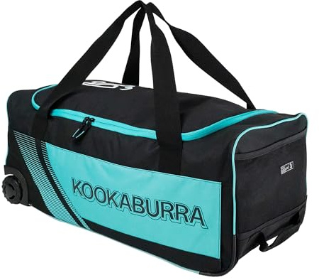 Kookaburra 9500 Wheelie Cricketväska - Svart/Teal
