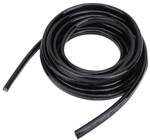 Cuifati 8 Gauge Marientråd, 8 AWG Copper Boot Cable Isoled 30ft Duplex för Bil