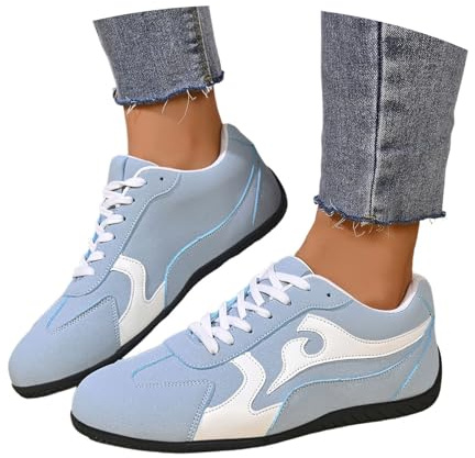 Generisch Zapatillas tradicionales para mujer con malla transpirable elegantes zapatillas deportivas para el tiempo libre senderismo versátiles - Compañeros ligeros para el día a día