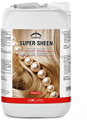 Veredus, Super Sheen - Spray Lucidante Con Azione Sgrovigliante Per Cavalli, Non Unge E Non Va Risciacquato - Formato 3000 Ml