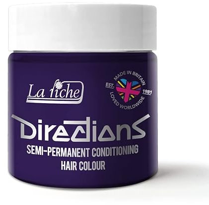 La Riche Directions Semi-Permanent Hair Color 100ml Tub (Deep Purple)