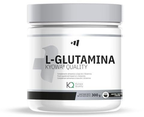 MASmusculo - Glutamina Kyowa en Polvo - 300 g - Ayuda en el Desarrollo Muscular - Mejora el Rendimiento Deportivo - Bote para 2 Meses - Sabor Neutro