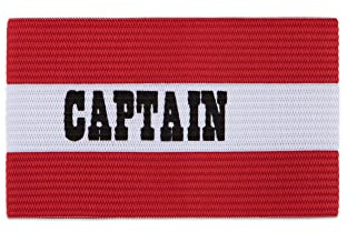 Champion Sports Soccer Captain Arm Bands - Adult Red