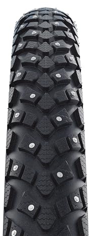 Schwalbe Marathon Winter Plus Tire - 26 x 2, Clincher, Wire, Black/Reflective, Performance Line, 200 Steel Studs