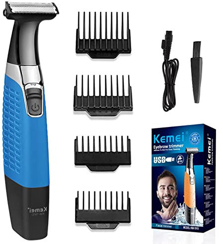 Rasoio elettrico, rasoio da uomo, impermeabile, per la toelettatura della barba, senza fili, ricaricabile tramite USB, per la rimozione dei capelli, per sopracciglia, barba e viso, per uomini e donne,
