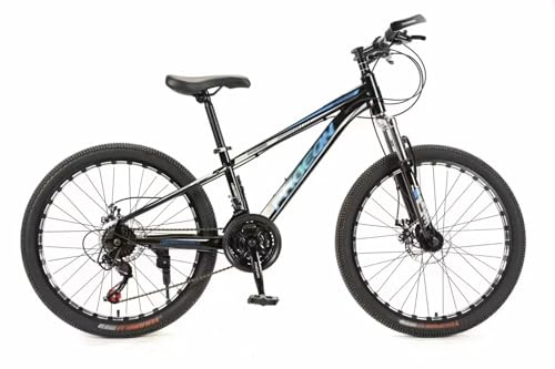 Kcolic Mountain Bike 26 Pollici, Bicicletta con Freno Disco, Cambio 21 Marce, Aspetto Sportivo, Sospensione Completa, Completamente MTB C,26inch