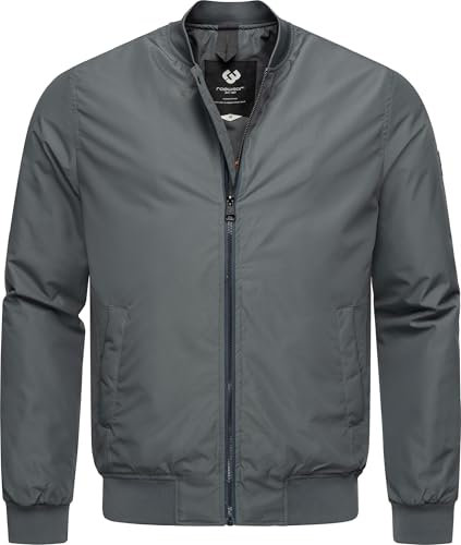 Ragwear Herren Bomberjacke Blousonjacke mit Rippbündchen Quadio YOUMODO Dark Grey Gr. 3XL