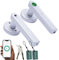 Smart Fingerprint Door Lock, 5 in 1 Automatic Smart Door Handle with APP Control/Fingerprint/IC Cards/Password/Backup Keys, Electronic Digital Locks Suit for Bedroom, Office, Apartment, Chrome