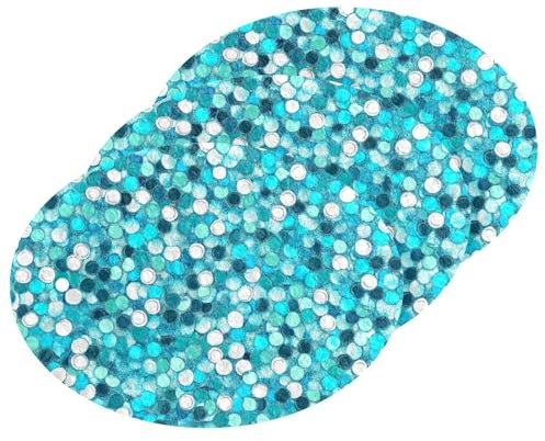 Esponjas absorbentes de lentejuelas azules y verdes, esponjas de limpieza decorativas antiarañazos para uso doméstico para limpiar sartenes de cocina, vajilla y utensilios de cocina antiadherentes (3