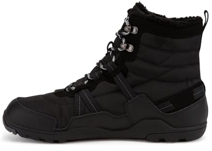 Xero Shoes Women's Alpine Barefoot Lace-Up Snow Boots, Black, 8