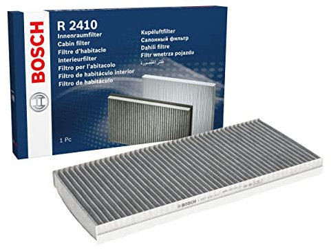 Bosch R2410 Activated Carbon Cabin Filter, Replacement Filter - Against Unpleasant Smells, Pollen and Dust for Cleaner Air Inside the Vehicle