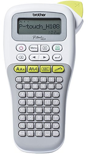 Brother PT-H108G Impresora de Etiquetas Transferencia térmica - Impresora de Etiquetas (Transferencia térmica, Centro, Izquierda, LCD, 1 líneas, 9 Etiqueta(s), 1,2 cm)
