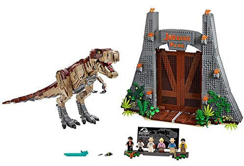 LEGO Jurassic World Jurassic Park: T. Rex Rampage 75936 Building Kit, New 2020 (3120 Pieces)
