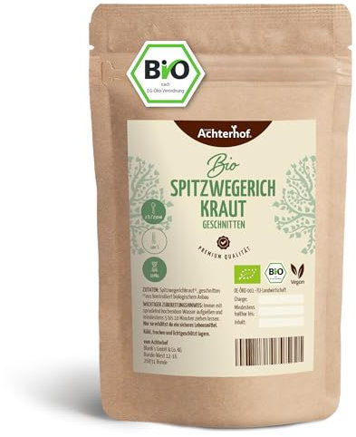 Spitzwegerich getrocknet BIO | 500g | 100% Spitzwegerich Tee ohne Zusätze | vom Achterhof