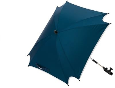 Fillikid Sonnenschirm Kinderwagen XL Exclusiv - Sonnenschutz Kinderwagen UV 50+ - Abnehmbare Halterung für Runde & Ovale Gestelle - Kinderwagen Sonnenschirm, 80 cm, Wasserabweisend