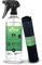 bio-chem - Spray nettoyant pour barbecues 0,75L + Chiffon en Microfibres, Brosse et éponge - Spray degraissant prêt à l'emploi pour plancha, grille barbecue