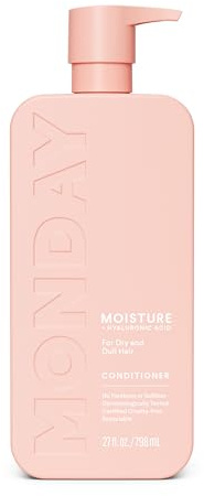 MONDAY Haircare MOISTURE Conditioner with Hyaluronic Acid, Coconut Oil & Shea Butter for Dry & Dull Hair 798 mL