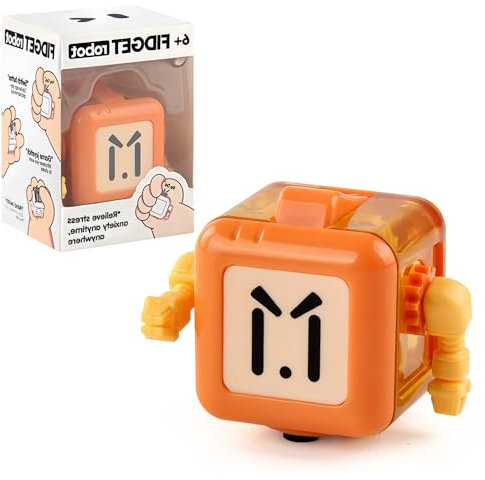 Yeefunjoy Anti-Stress Würfel Spielzeug, Transformator-Roboter Spielzeug mit 4 Seiten Funktion zum Stressaubbau bei Nervösität für alle Altersklassen, Fidget Toy Cube Toy Geschenk für Kinder Erwachsene