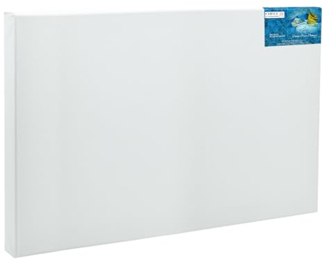 Chely Intermarket Lienzo para Pintar MOD-563 80x120 cm 100% Algodón con Bastidor 24 mm Ideal para Óleo Acrílico y Manualidades Superficie Uniforme para Crear y Decorar
