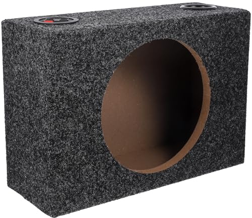 Garneck Caisson de Basses Étanche 8 Pouces en Bois pour Haut-Parleur de Voiture, Caisson Basse Scellé Compatible Autoradio, Enceinte Audio pour Amélioration Sonore Automobile