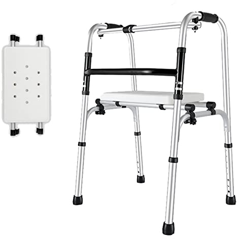 Andador con estructura for caminar for personas mayores, estructura de movilidad plegable y ligera, ayuda for caminar for personas mayores, andador con ruedas(C)