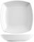 Saturnia Tokio Assiette Creuse Cadre, Porcelaine, Blanc, 6 unités