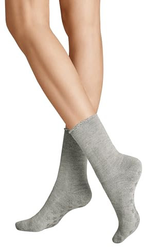 Hudson Damen Socken Homepads antirutsch Silber 0502 39-42