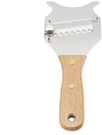 Truffle Slicer/Shaver/Cutter - Cheese Slicer - Chocolate Shaver - Made with Stainless Steel and Wood Handle - with Adjustable Blade - for Kitchen Gadget