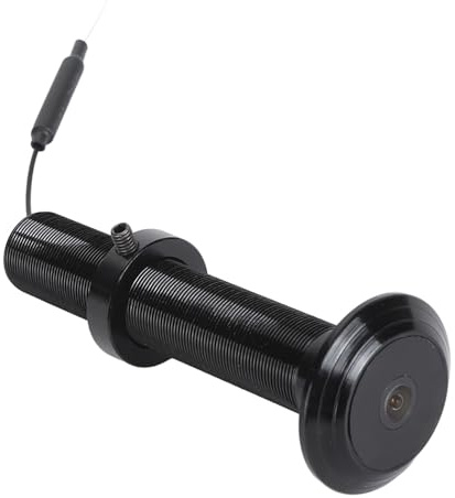 Sxhlseller Telecamera 1080P HD per Foro per Porta, Telecamera per Spioncino con Obiettivo Grandangolare, Visione Notturna a Infrarossi, Telecamera per Spioncino WiFi per la Casa (128GB)