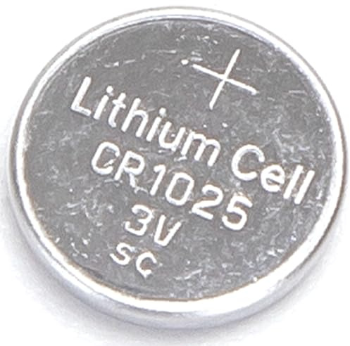 Pila de botón 3V CR1025 - Pack de 5 Unidades, Ideal para Relojes, calculadoras y Dispositivos electrónicos compactos.