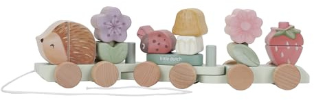 Little Dutch 7335 FSC Holz Eisenbahn Zug mit Steck-Formen - Fairy Garden