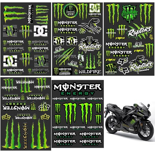 Richunie 5 Stück Fahrrad Aufkleber,Sticker Fahrrad, Energy Aufkleber,Fahrradsticker für MotorräDer, Skateboard, Auto Und GeläNdemotorräDer