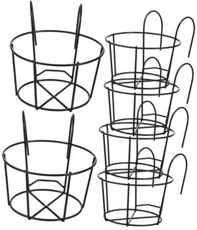 TOYANDONA 6 Pièces Support Mural pour Jardinière Intérieur Support pour Bac à Fleurs de Suspension pour Bac à Fleurs