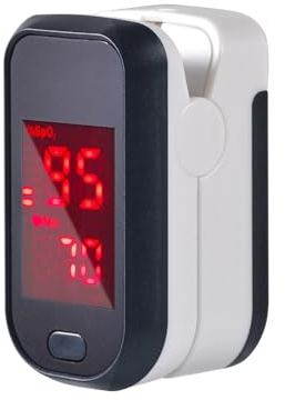 MOMMED Pulsoximeter, Sauerstoffsättigung Messgerät Finger, Fingerpulsoximeter mit Alarm zur Messung der Sauerstoffsättigung (SpO2), Pulsmesser für Kinder & Erwachsene M230H, (Ohne Batterie)