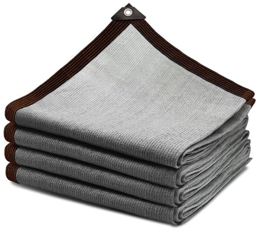 Sombrilla con asas, 2x6m, rectangular, malla para proteger del sol para jardín, protección solar para invernadero, sombrilla para terraza, auto, piscina, patio, balcón, plantas, gallinero, ganadería
