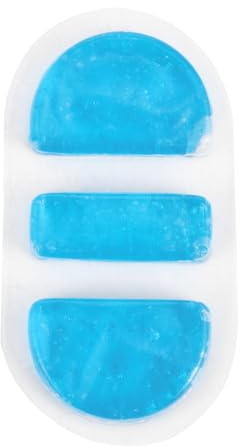 PartyKindom Pack Froid pour Nez Gel Tpu Réutilisable Compresse Rafraîchissante pour Soulagement des Blessures et Saignements Coussin Froid Non Toxique Bleu
