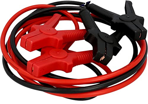 cartrend Starthilfekabel Alu-Cu DIN25 350Amp, Überbrückungskabel, Kabel mit Kupfer-Aluminium-Technologie, DIN 72553, Starterkabel für Benzinmotoren bis 5.500 cm³ und Dieselmotoren bis 3.000 cm³