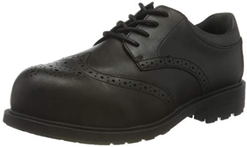 Shoes for Crews Executive Wing Tip II ST – Bequeme Sicherheitsschuhe mit Zehenkappe, gepolsterte Einlegesohlen, Rutschhemmende Laufsohle, Leder, S2 SRC – für Damen und Herren