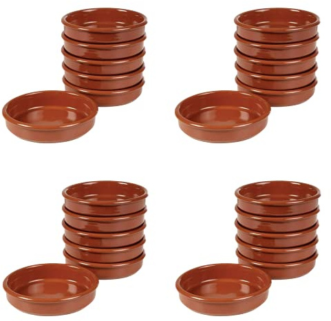 BonneBouffe Tapas Dishes Terracotta 12cm x 24