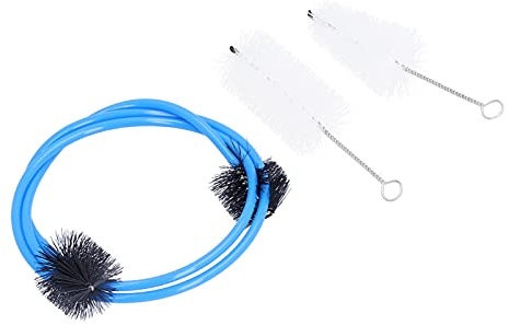 3-teiliges Trompeten-Kornett-Reinigungsset, Mundstück, Ventil, Flexible Bürste, Kleines Musikinstrument, Wartungswerkzeug, Pflegebürsten-Set, Nylon